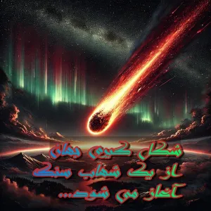 The formation of the world begins from a meteorite.